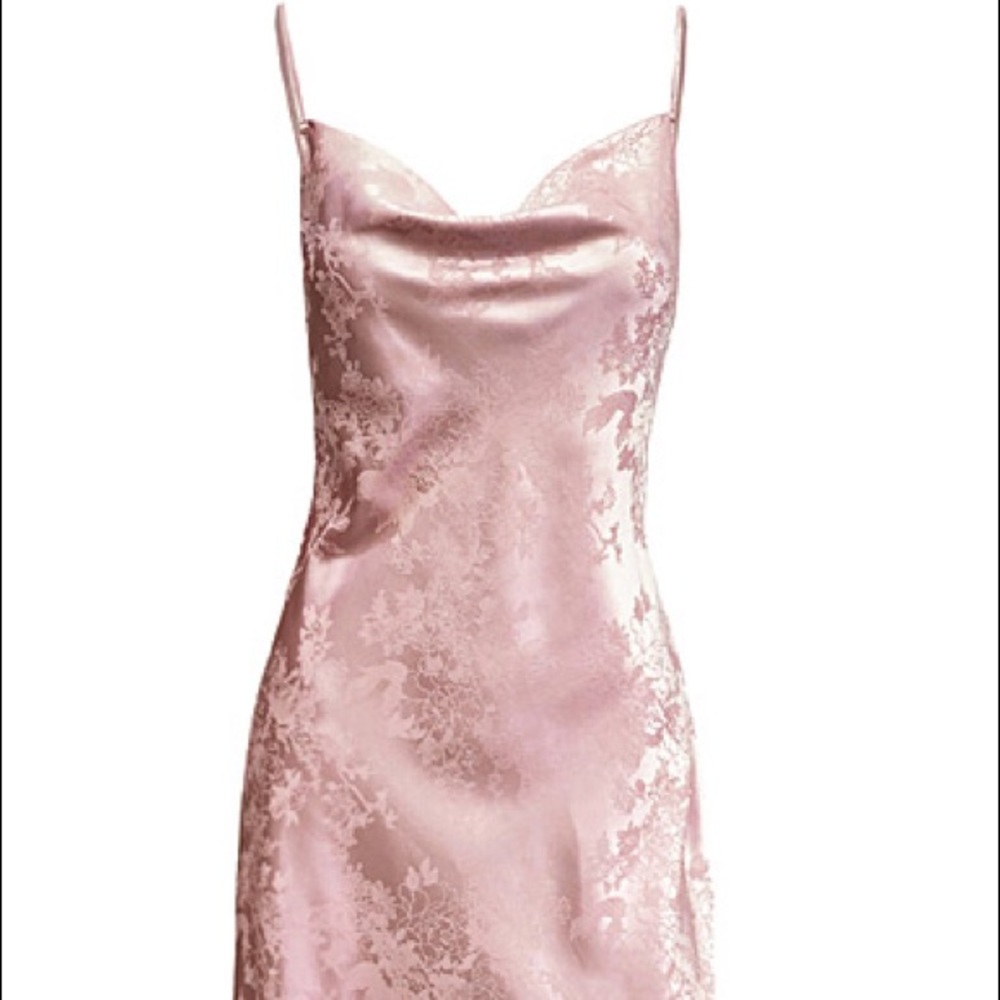 Satiny Floral Dress BNWT